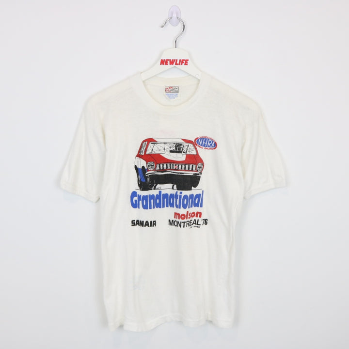 Vintage 1976 Grandnational Montreal Drag Racing Tee - XS-NEWLIFE Clothing