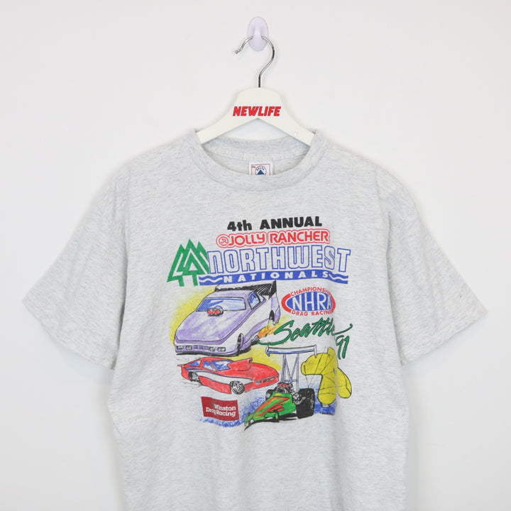 Vintage 1991 Jolly Rancher Northwest Nationals Racing Tee - L-NEWLIFE Clothing