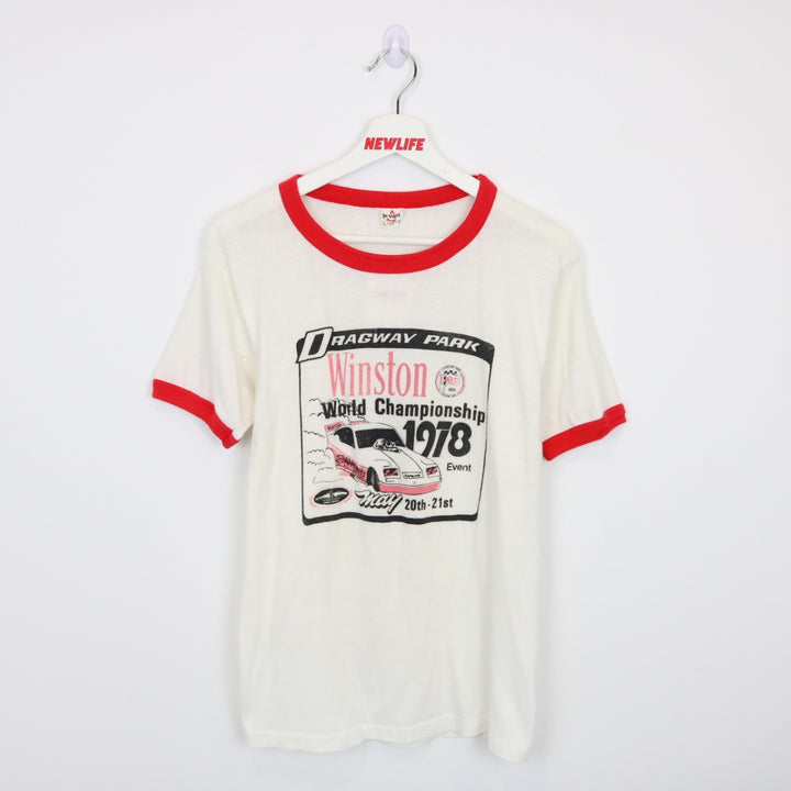 Vintage 1978 Winston World Championship Racing Ringer Tee - S-NEWLIFE Clothing