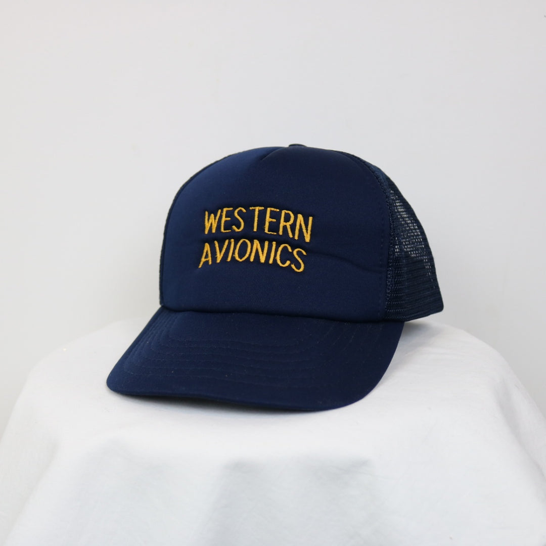 Vintage 90's Western Avionics Trucker Hat - OS-NEWLIFE Clothing