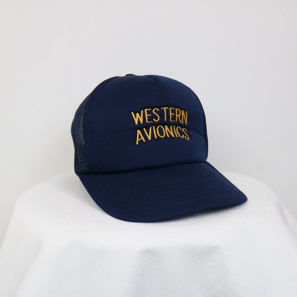 Vintage 90's Western Avionics Trucker Hat - OS-NEWLIFE Clothing