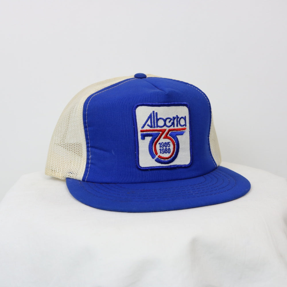 Vintage 1980 Alberta Trucker Hat - OS-NEWLIFE Clothing