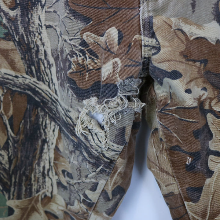 Vintage 90's Real Tree Camo Fleece Lined Pants - 34"-NEWLIFE Clothing