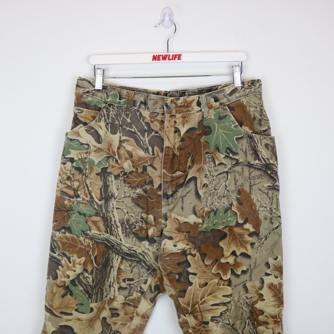 Vintage 90's Real Tree Camo Fleece Lined Pants - 34"-NEWLIFE Clothing