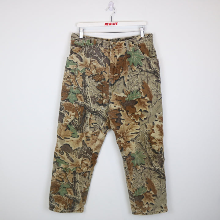 Vintage 90's Real Tree Camo Fleece Lined Pants - 34"-NEWLIFE Clothing