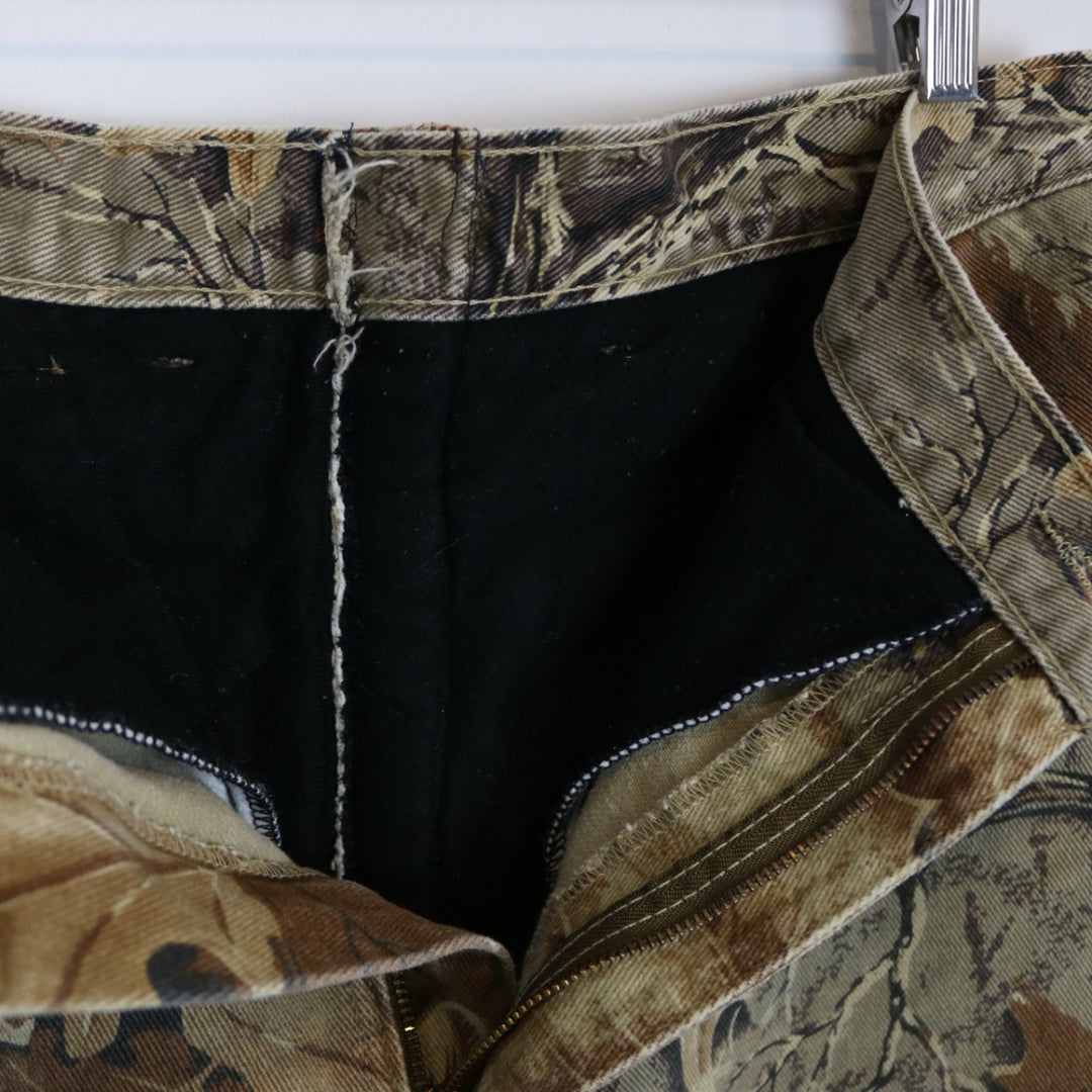 Vintage 90's Real Tree Camo Fleece Lined Pants - 34"-NEWLIFE Clothing