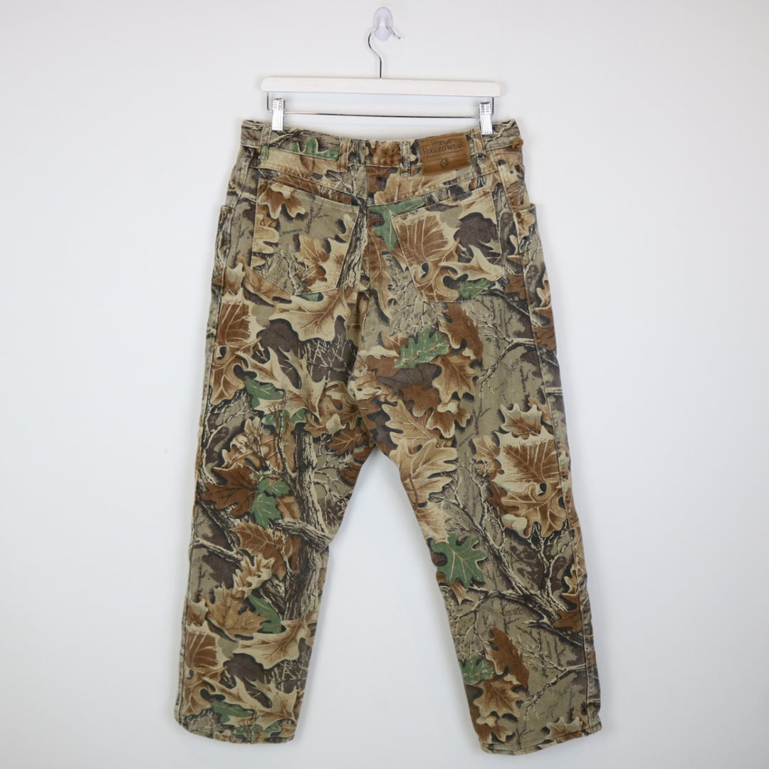 Vintage 90's Real Tree Camo Fleece Lined Pants - 34"-NEWLIFE Clothing