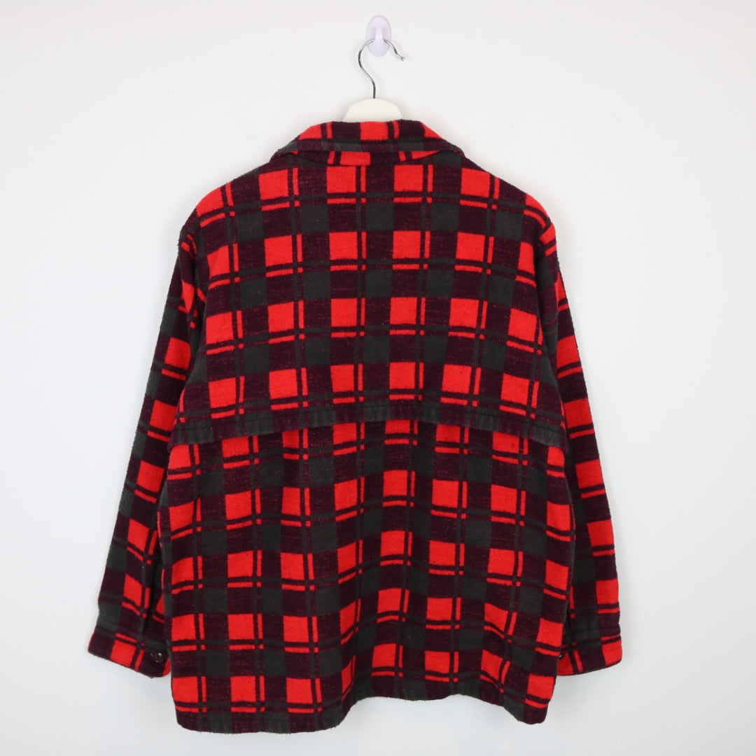 Vintage 80's Champion Plaid Flannel Shacket - M-NEWLIFE Clothing