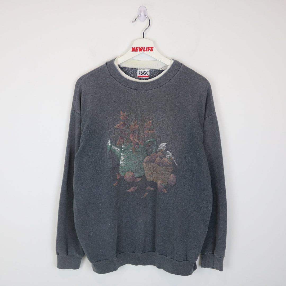 Vintage 90's Fall Nature Crewneck - M-NEWLIFE Clothing