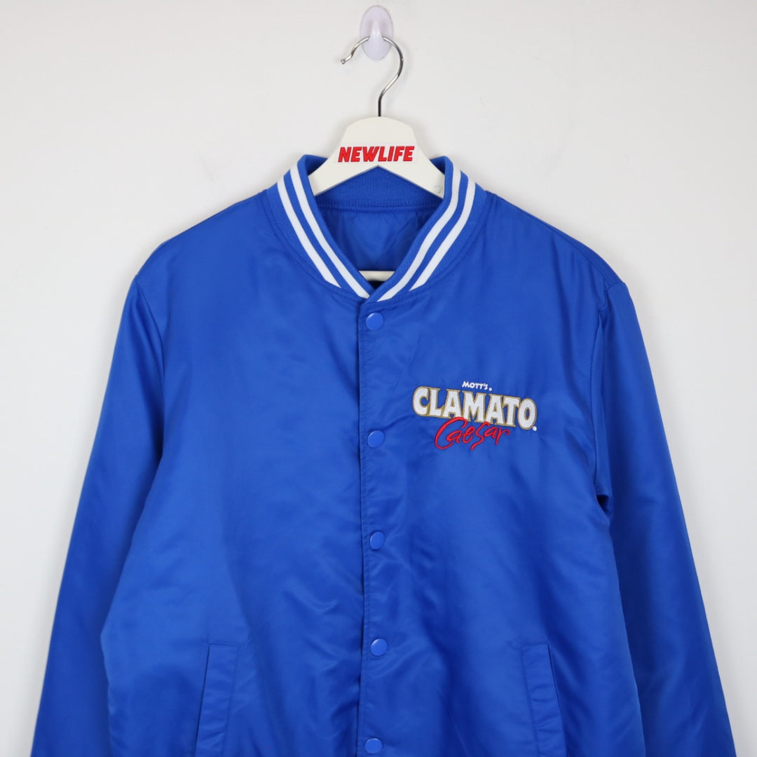 Vintage 00's Mott's Clamato Caesar Satin Bomber Jacket - M-NEWLIFE Clothing