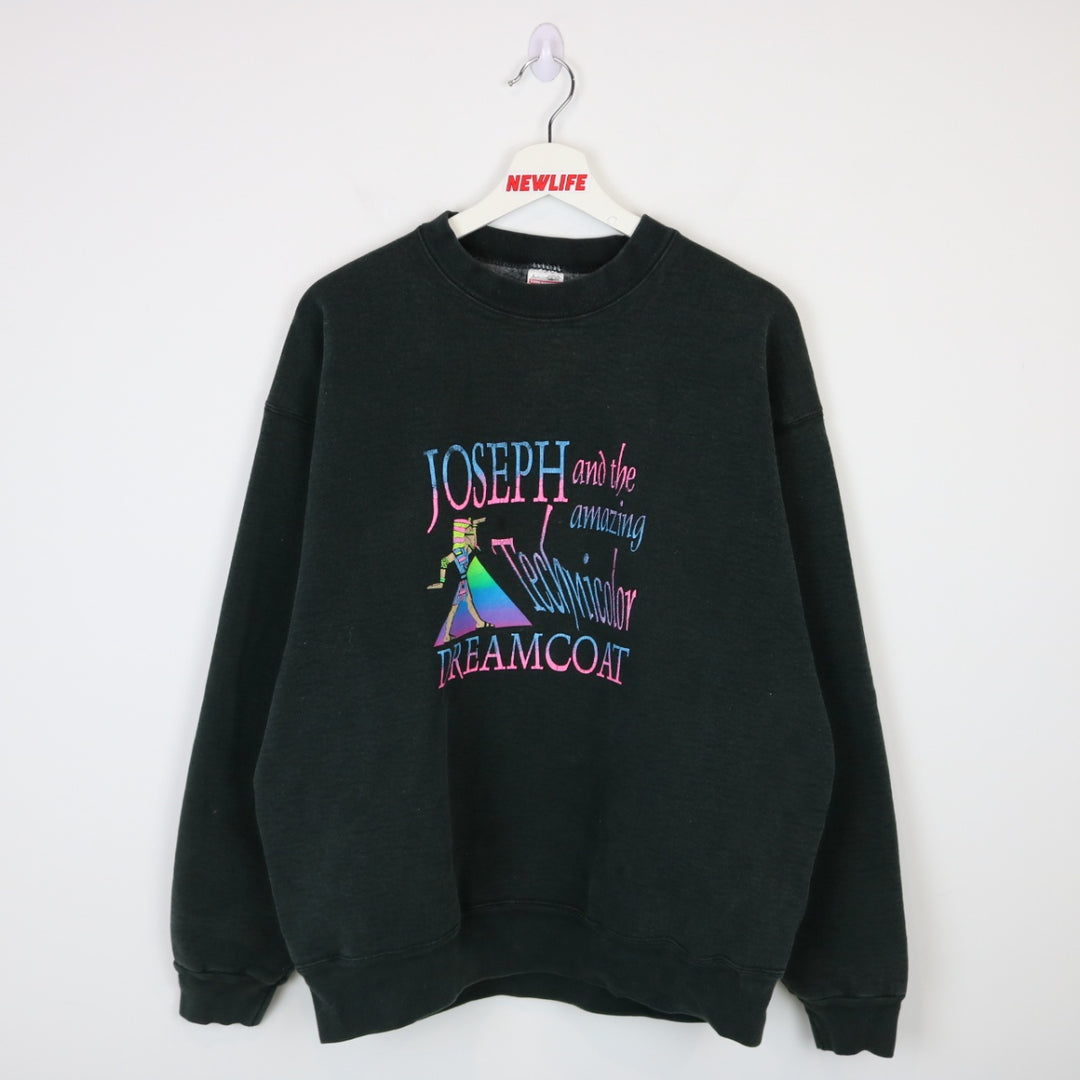 Vintage 90's Joseph and the Amazing Technicolor Dreamcoat Crewneck - L-NEWLIFE Clothing