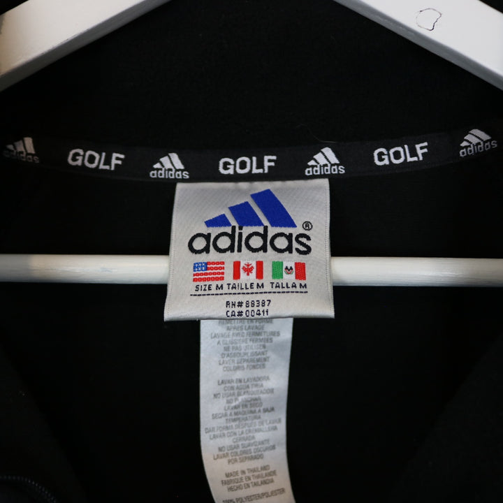 Vintage 90's Adidas Golf Quarter Zip Fleece Sweater - L-NEWLIFE Clothing