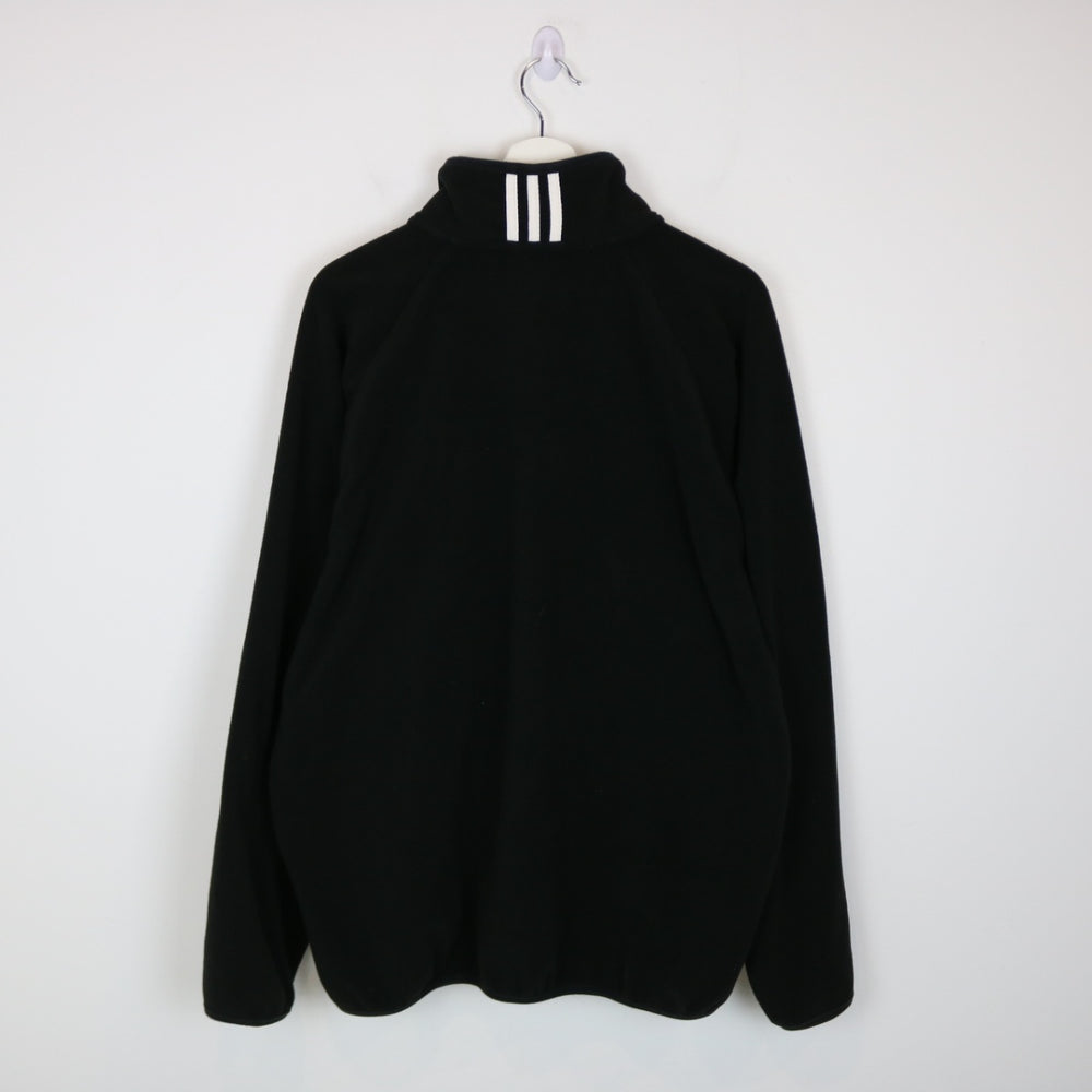 Vintage 90's Adidas Golf Quarter Zip Fleece Sweater - L-NEWLIFE Clothing