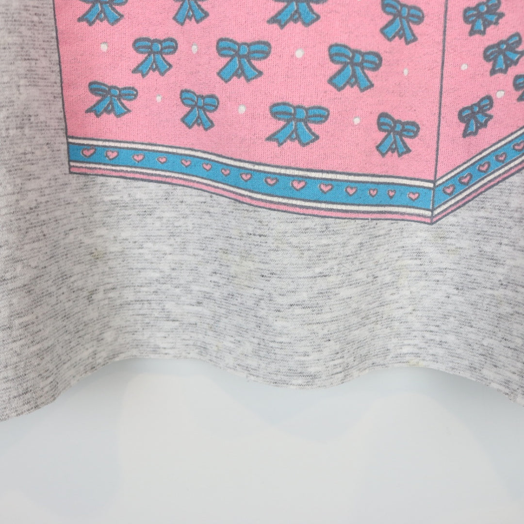 Vintage 80's Kitten Nature Cropped Crewneck - L-NEWLIFE Clothing