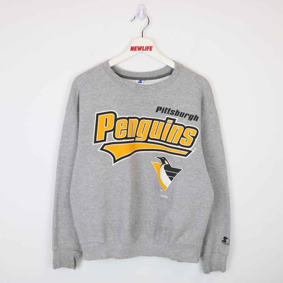 Vintage 90's Pittsburgh Penguins Starter Crewneck - M-NEWLIFE Clothing