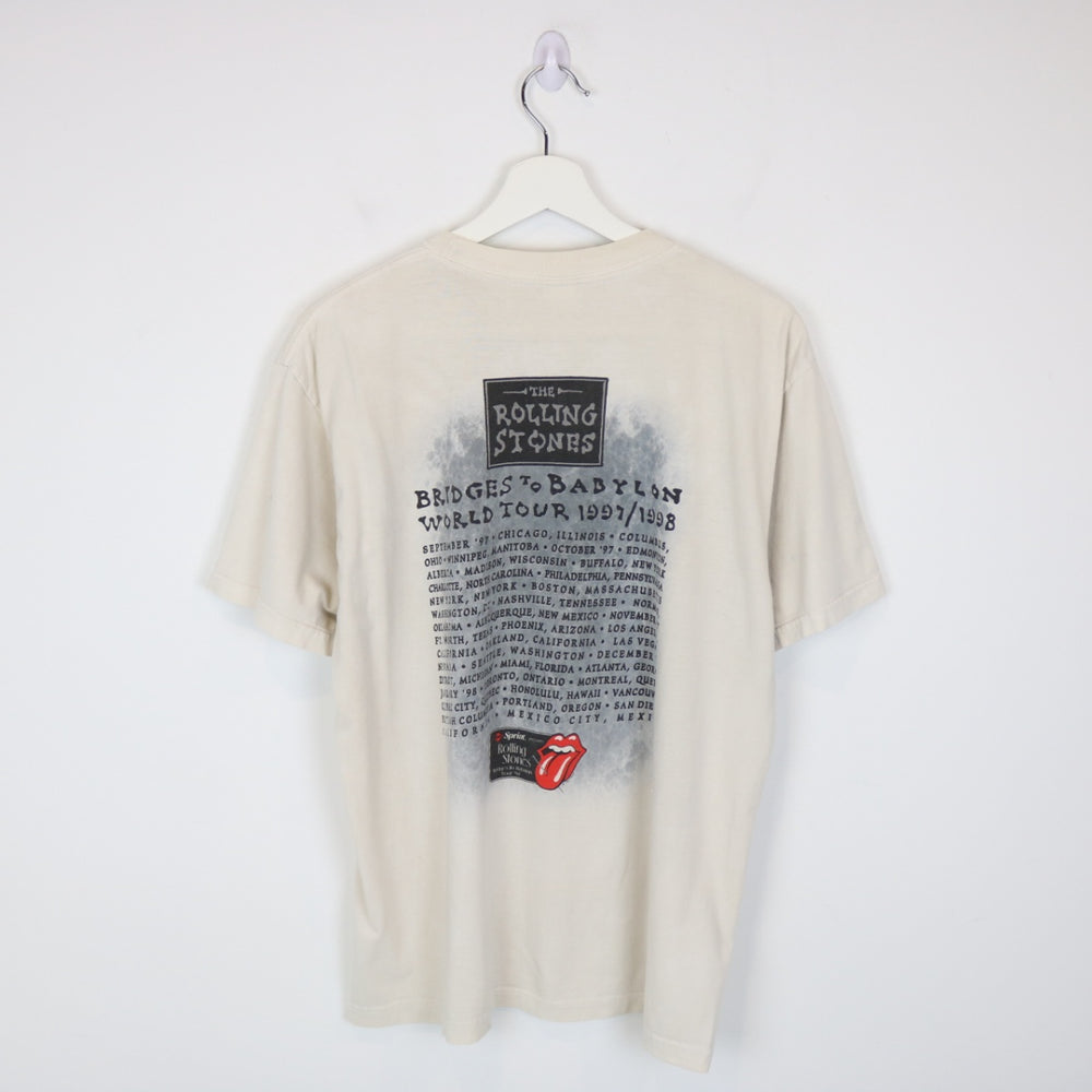 Vintage 1997 Rolling Stones Bridges to Babylon Band Tee - M-NEWLIFE Clothing