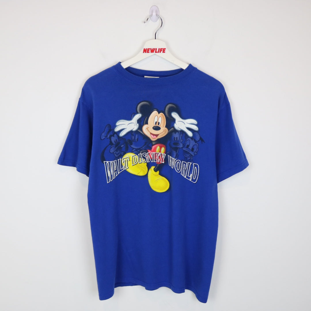 VIntage 90's Walt Disney World Mickey Mouse Tee - M-NEWLIFE Clothing
