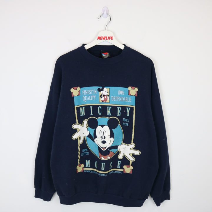 Vintage 90's Disney Mickey Mouse Crewneck - L-NEWLIFE Clothing