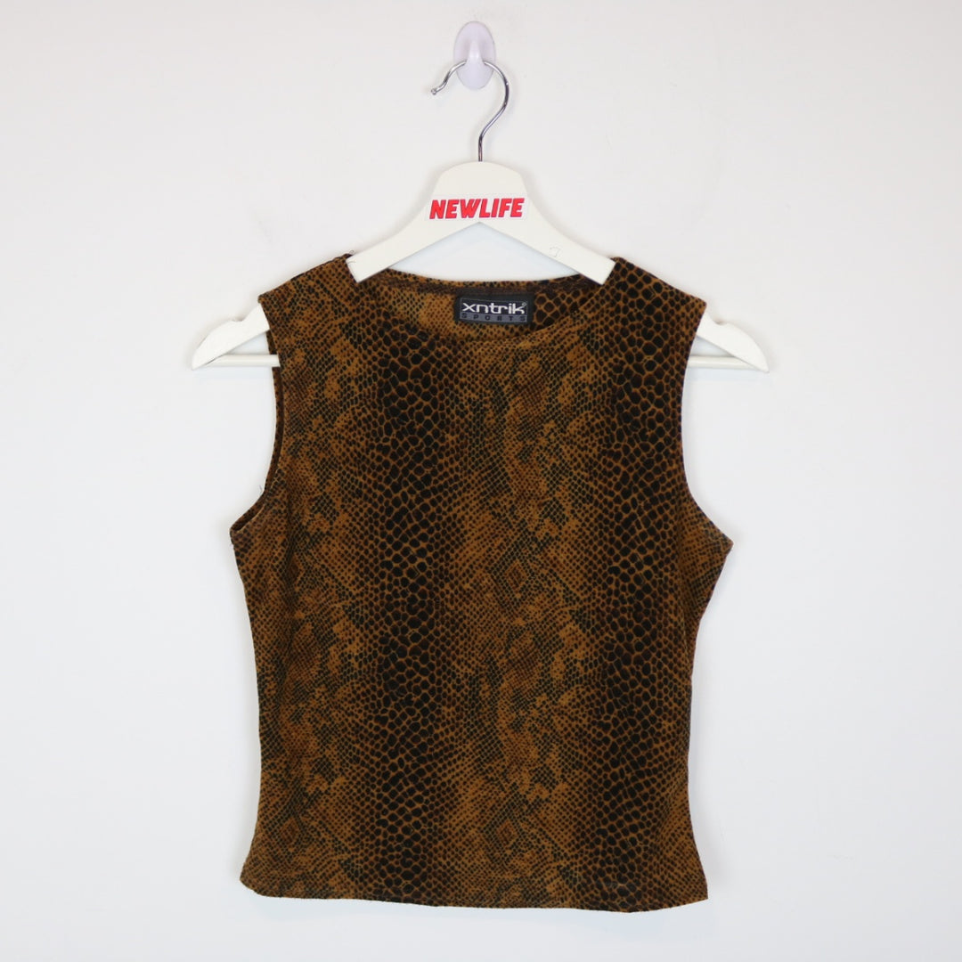 Vintage 80's Leopard Tank Top - XS-NEWLIFE Clothing