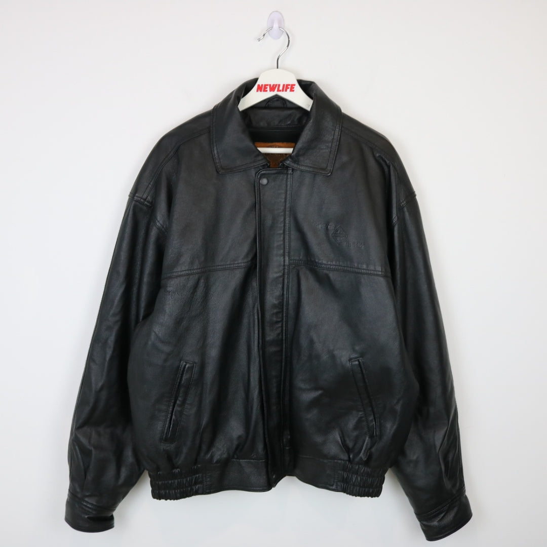 Vintage Canada Sportswear Leather Jacket - L-NEWLIFE Clothing