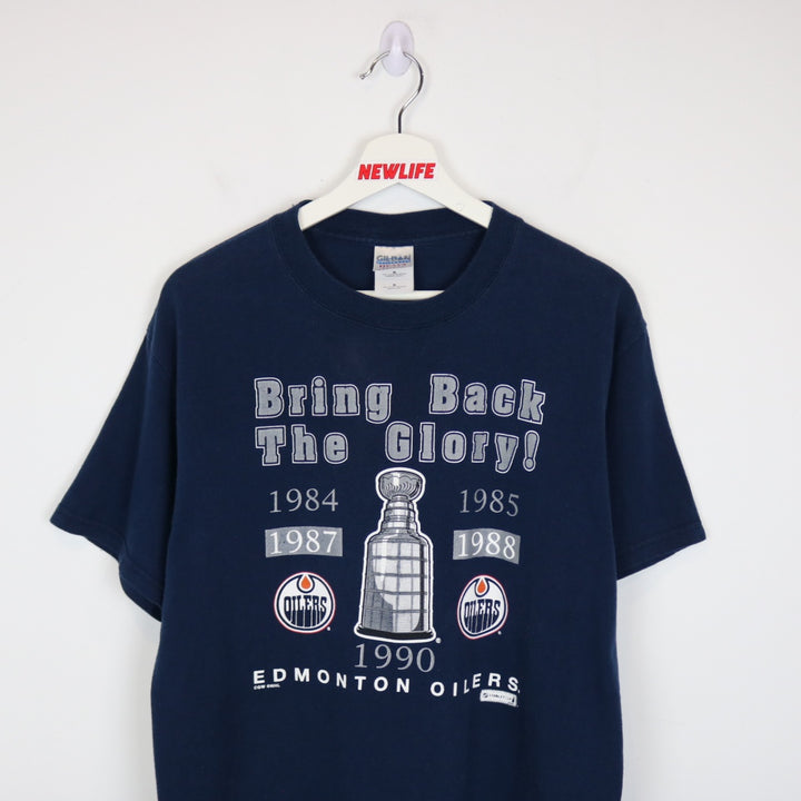 Vintage 2006 Edmonton Oilers Bring Back the Glory Tee - M-NEWLIFE Clothing