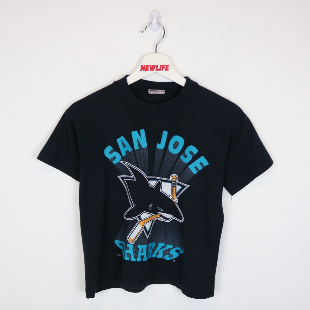 Vintage 90's San Jose Sharks NHL Tee - S-NEWLIFE Clothing