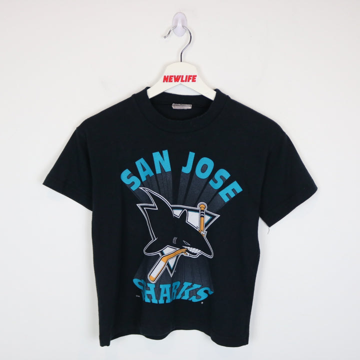 Vintage 90's San Jose Sharks NHL Tee - S-NEWLIFE Clothing