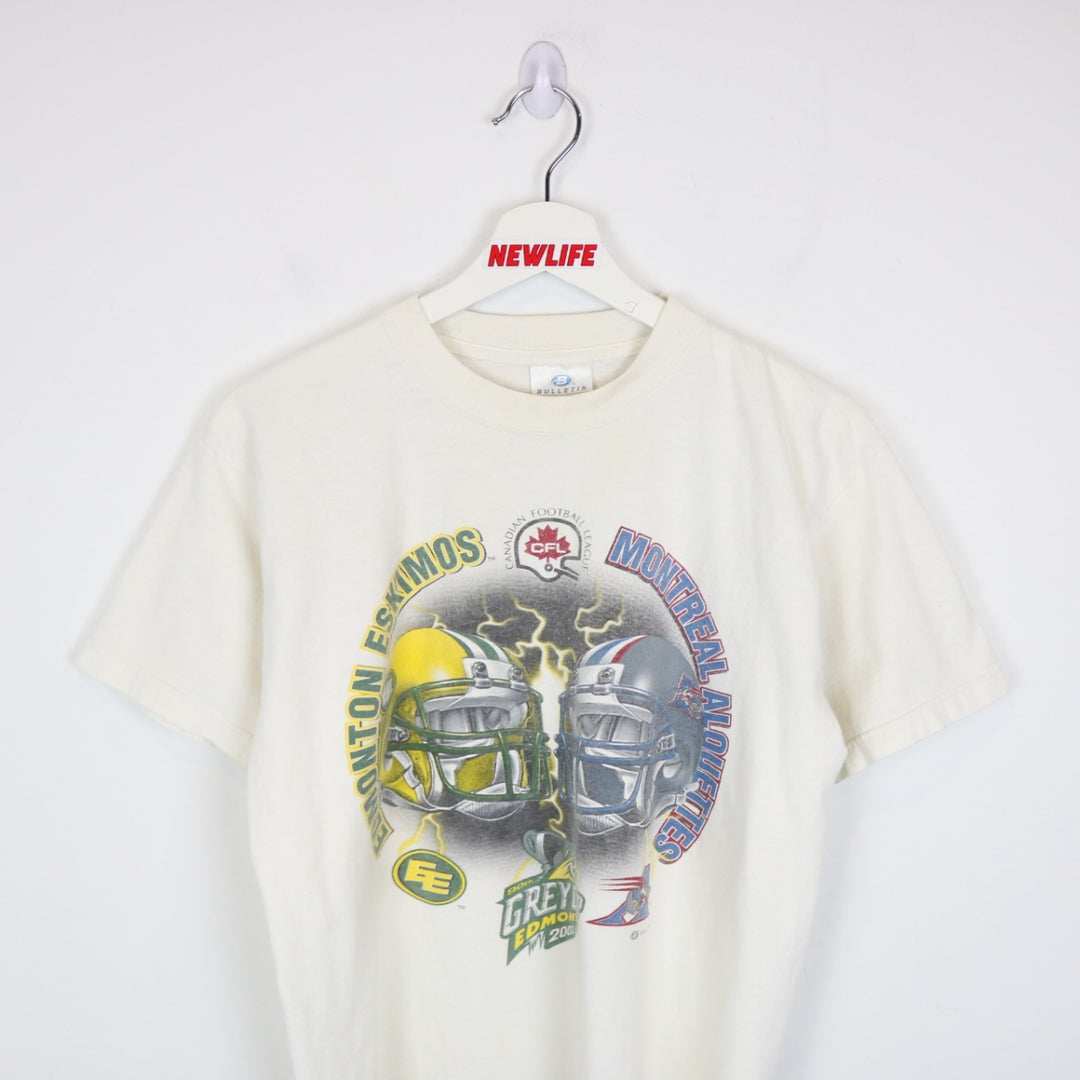 Vintage 2002 Edmonton Grey Cup CFL Tee - M-NEWLIFE Clothing