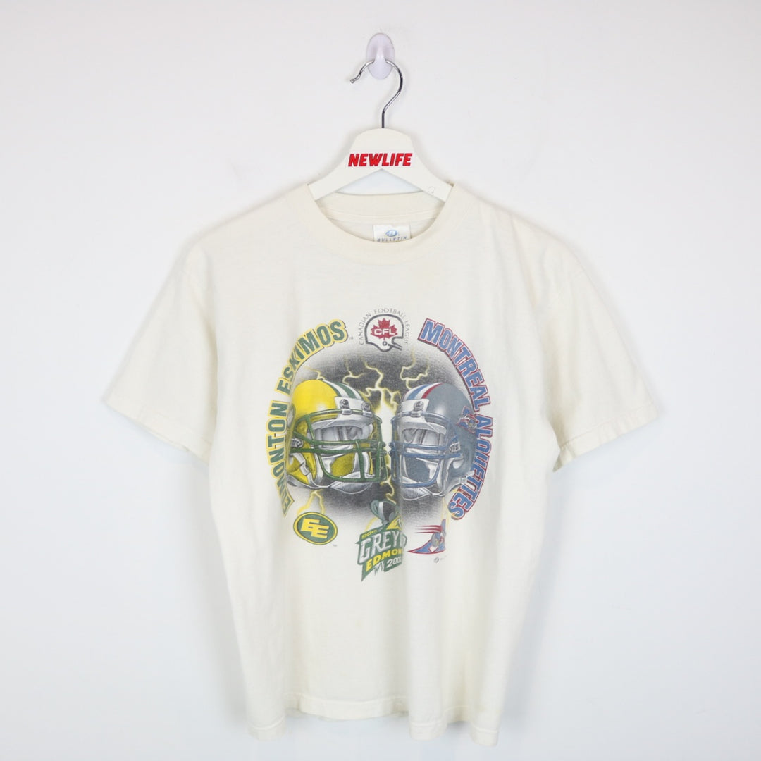 Vintage 2002 Edmonton Grey Cup CFL Tee - M-NEWLIFE Clothing