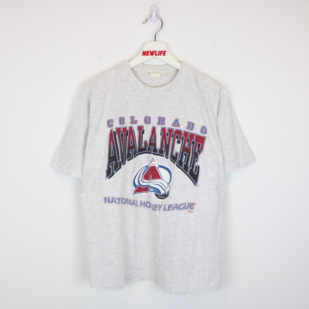 Vintage 90's Colorado Avalanche NHL Tee - M-NEWLIFE Clothing