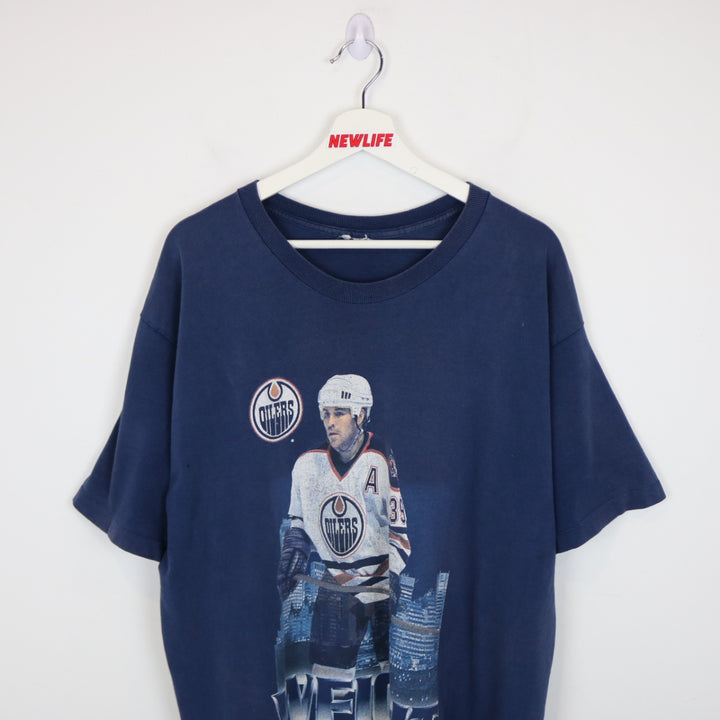 Vintage 90's Edmonton Oilers Doug Weight NHL Tee - XL-NEWLIFE Clothing
