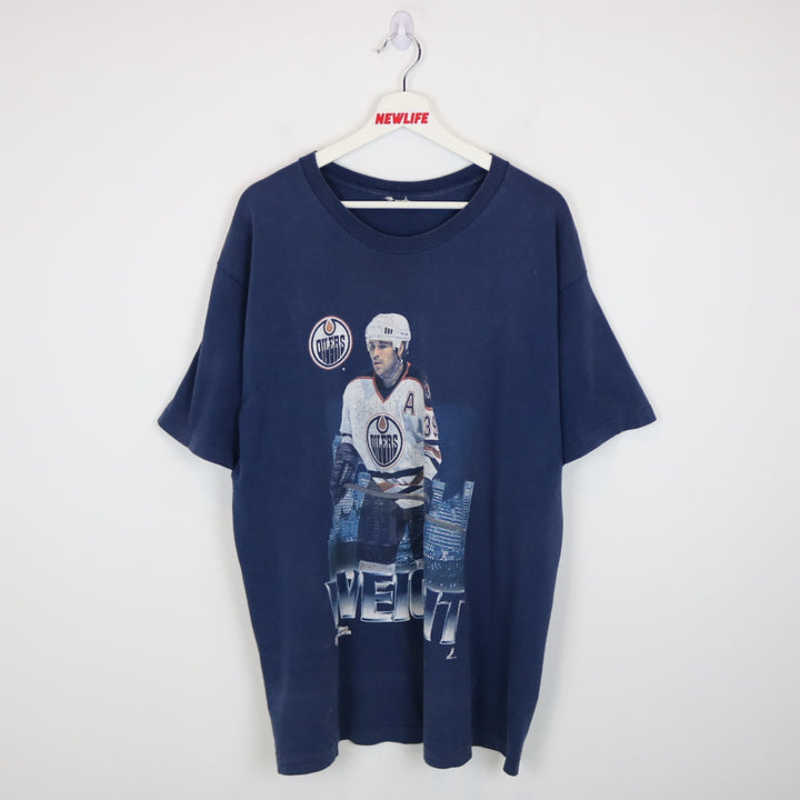 Vintage 90's Edmonton Oilers Doug Weight NHL Tee - XL-NEWLIFE Clothing