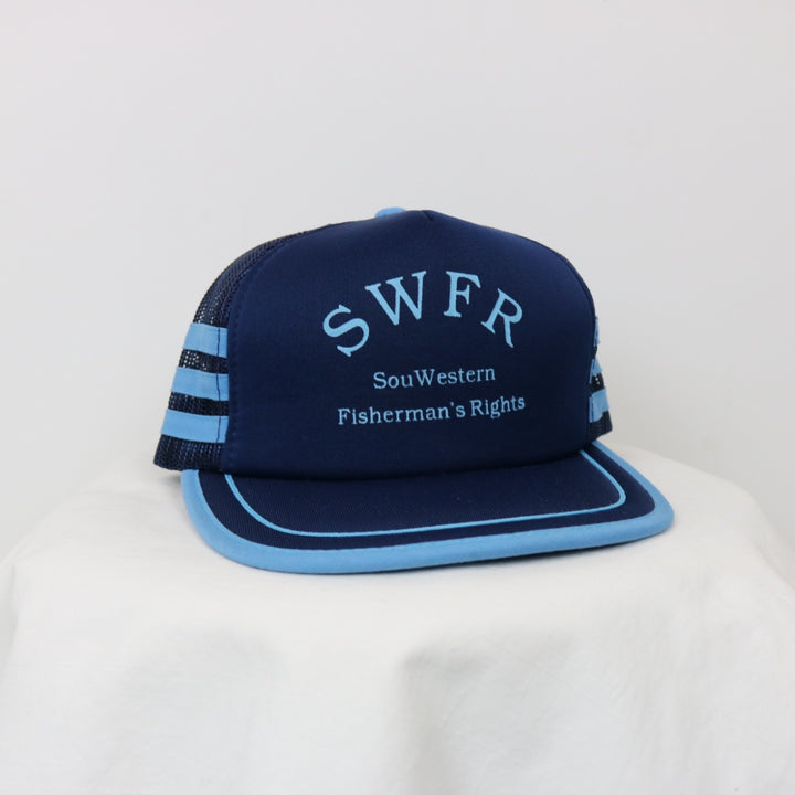 Vintage 80's SouWestern Fisherman's Rights Trucker Hat - OS-NEWLIFE Clothing