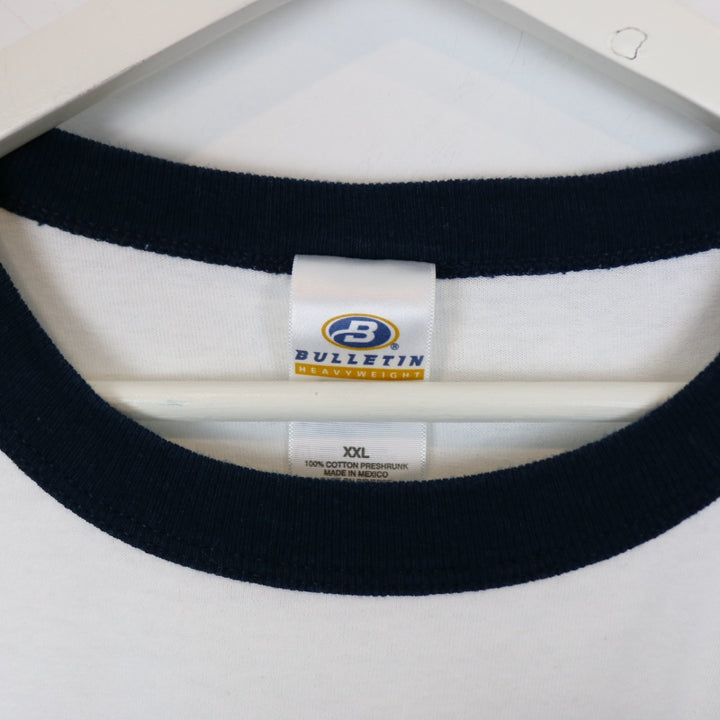 Vintage 00's Edmonton Oilers Oil Country NHL Ringer Tee - XXL-NEWLIFE Clothing