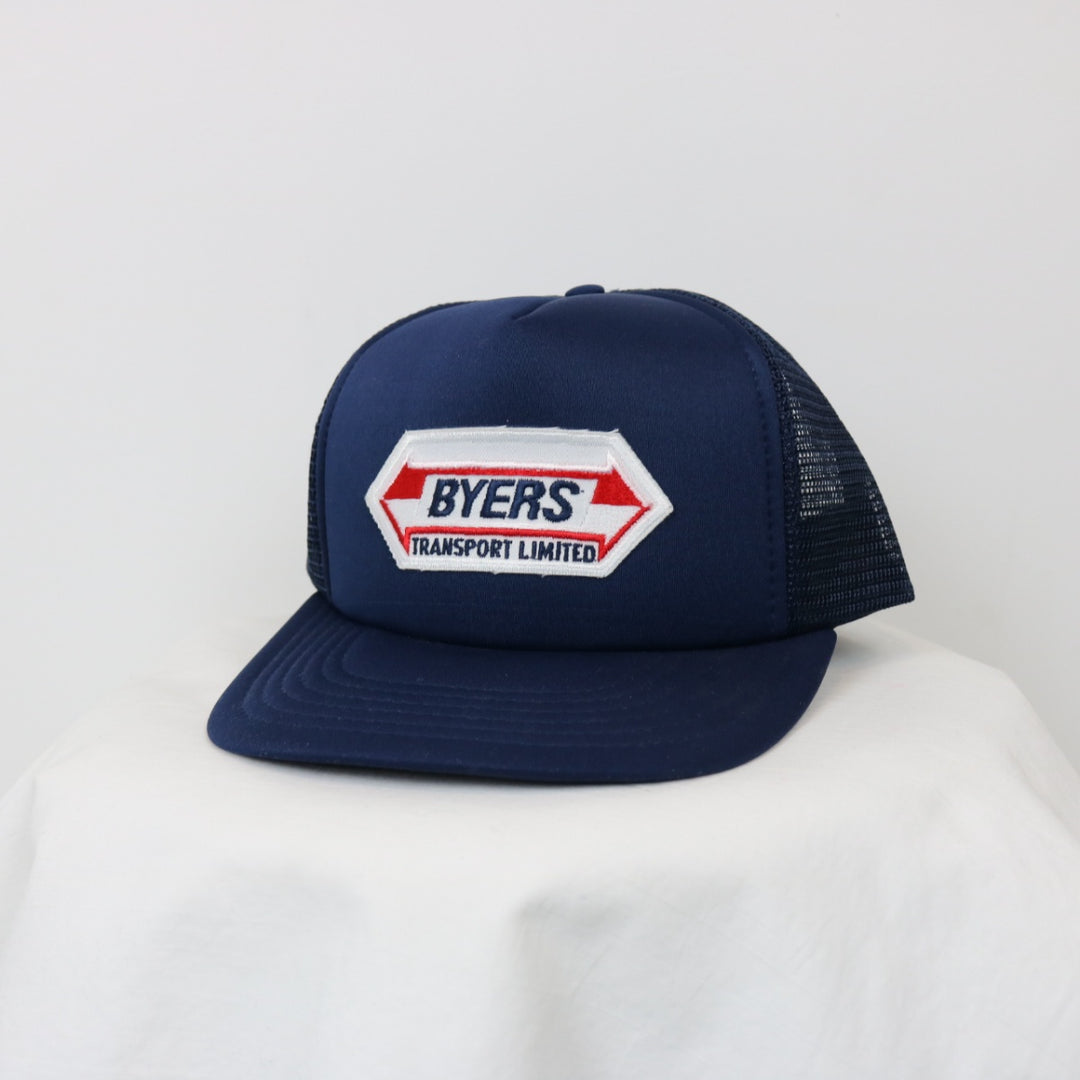 Vintage 80's Byers Transport Trucket Hat - OS-NEWLIFE Clothing