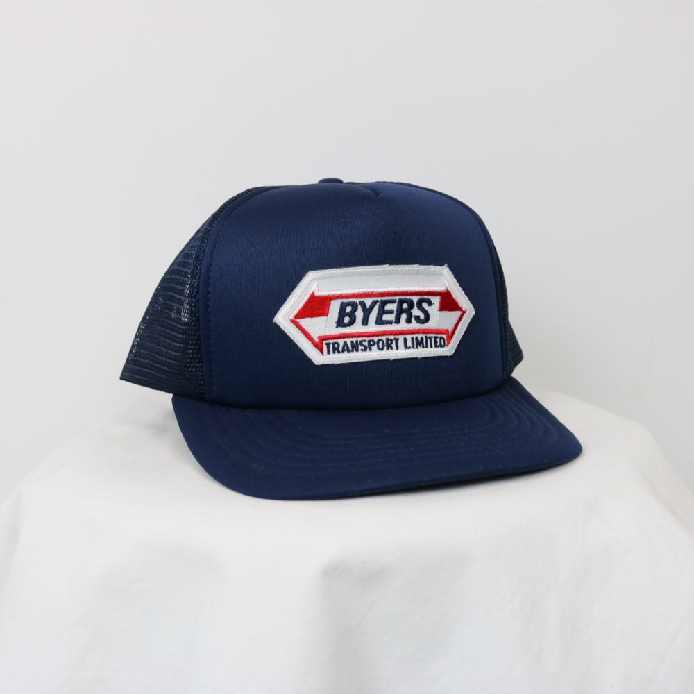 Vintage 80's Byers Transport Trucket Hat - OS-NEWLIFE Clothing