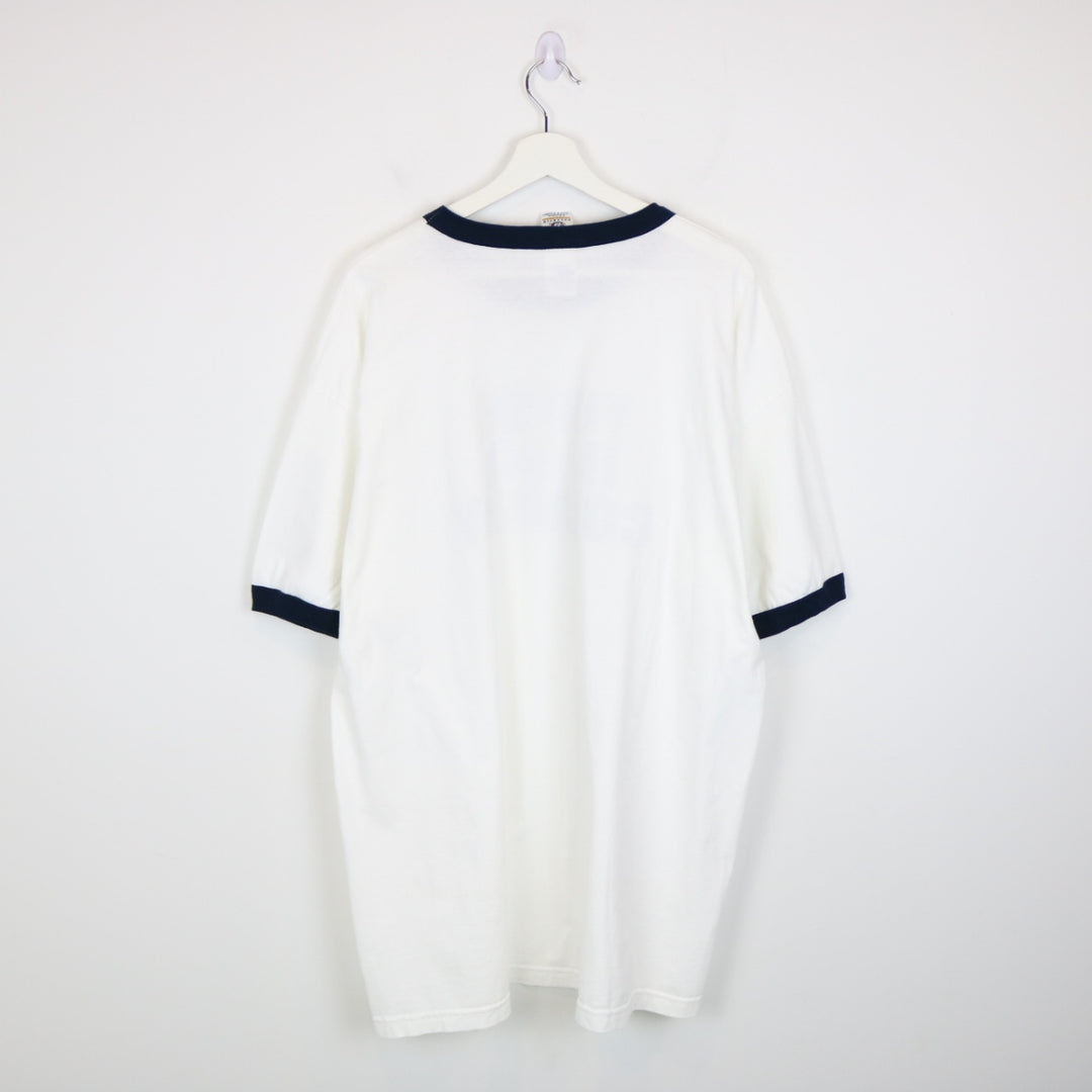 Vintage 00's Edmonton Oilers Oil Country NHL Ringer Tee - XXL-NEWLIFE Clothing