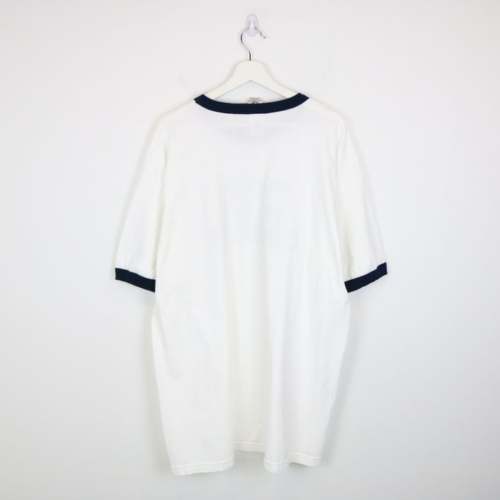 Vintage 00's Edmonton Oilers Oil Country NHL Ringer Tee - XXL-NEWLIFE Clothing