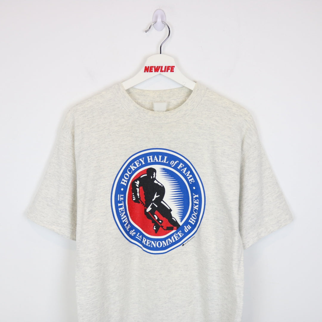 Vintage 90's Hockey Hall of Fame Tee - M-NEWLIFE Clothing