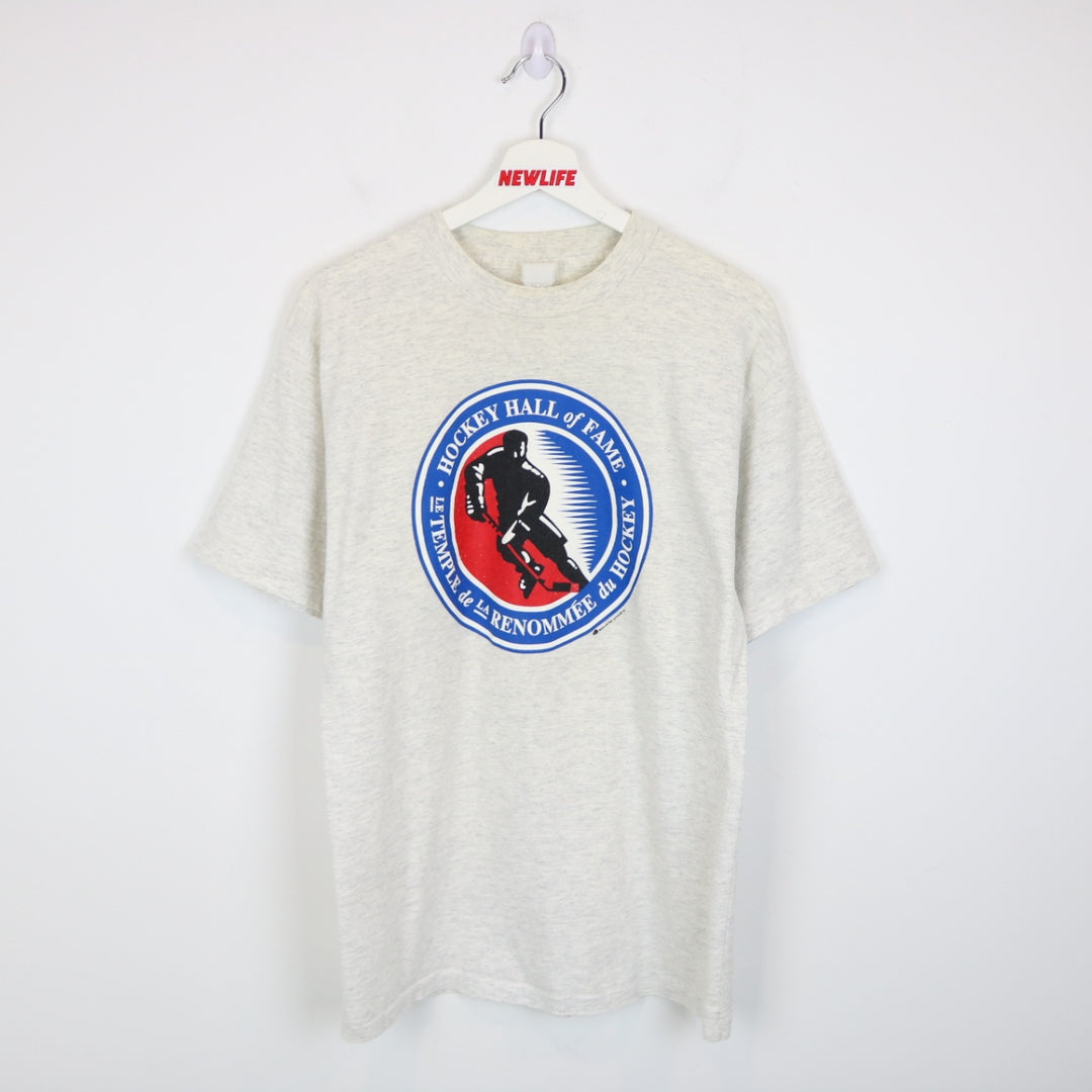 Vintage 90's Hockey Hall of Fame Tee - M-NEWLIFE Clothing