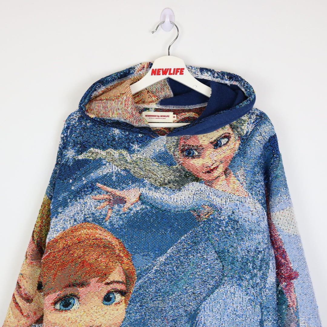 Reworked Disney Frozen Movie Tapestry Hoodie - S-NEWLIFE Clothing