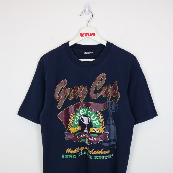 Vintage 1995 Regina Saskatchewan Grey Cup CFL Tee - M-NEWLIFE Clothing