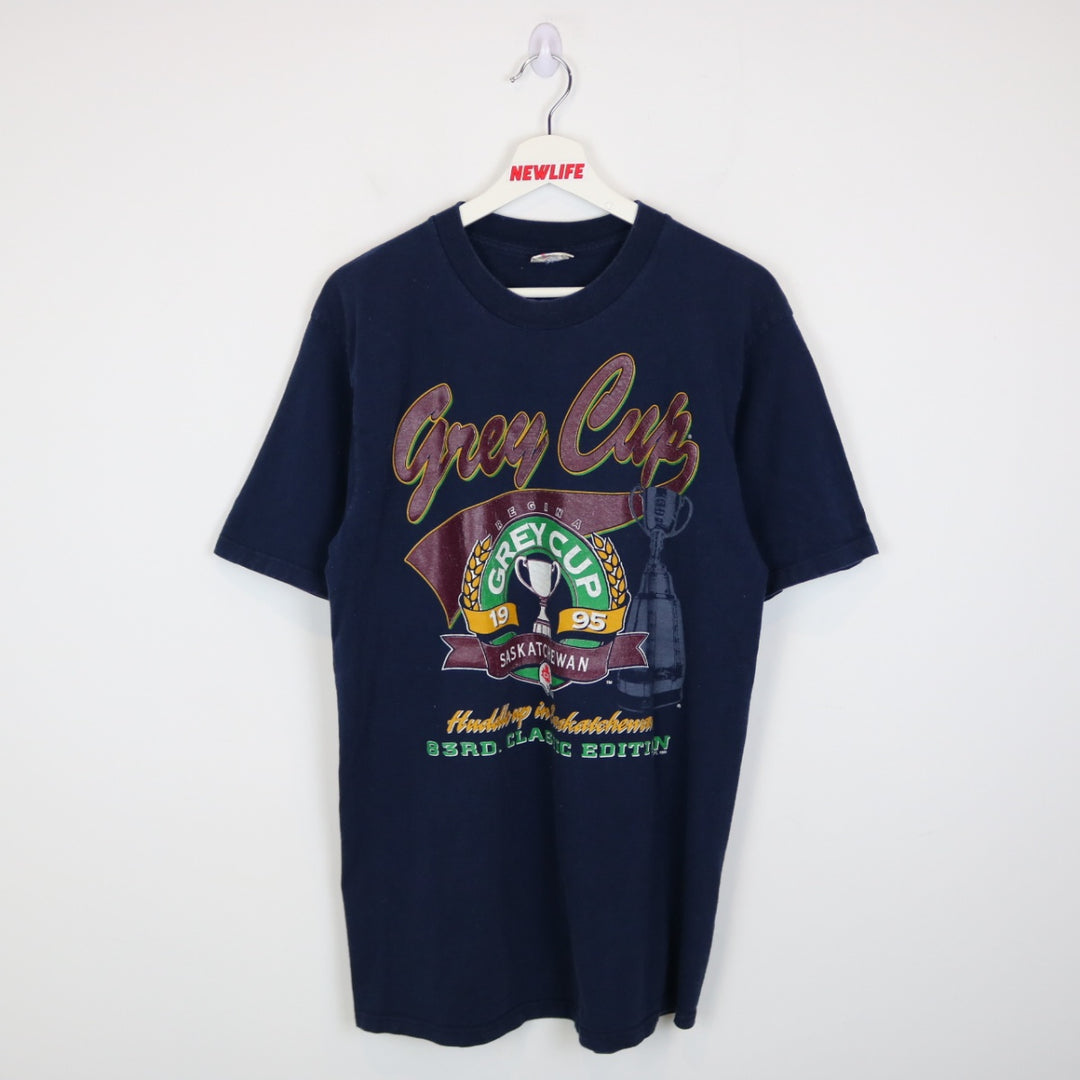 Vintage 1995 Regina Saskatchewan Grey Cup CFL Tee - M-NEWLIFE Clothing