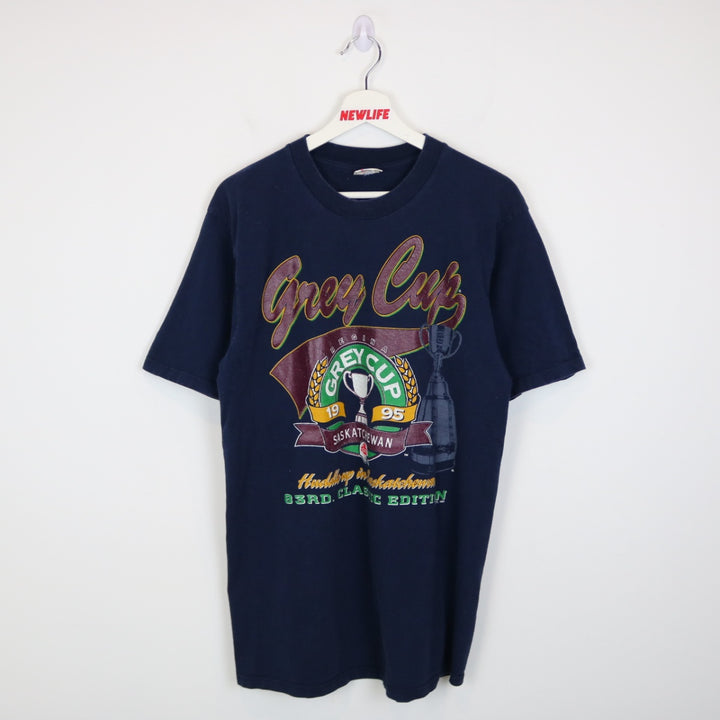 Vintage 1995 Regina Saskatchewan Grey Cup CFL Tee - M-NEWLIFE Clothing