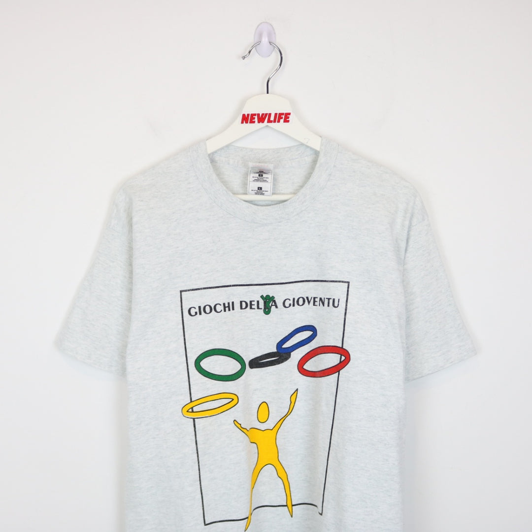 Vintage 90's Giochi Della Gioventu Canada Tee - M-NEWLIFE Clothing