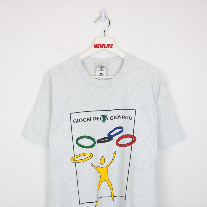 Vintage 90's Giochi Della Gioventu Canada Tee - M-NEWLIFE Clothing