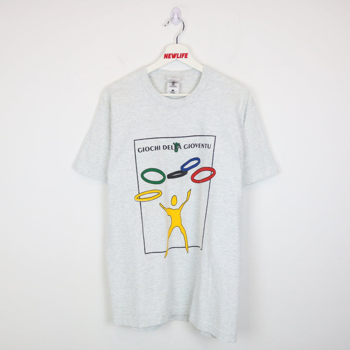 Vintage 90's Giochi Della Gioventu Canada Tee - M-NEWLIFE Clothing