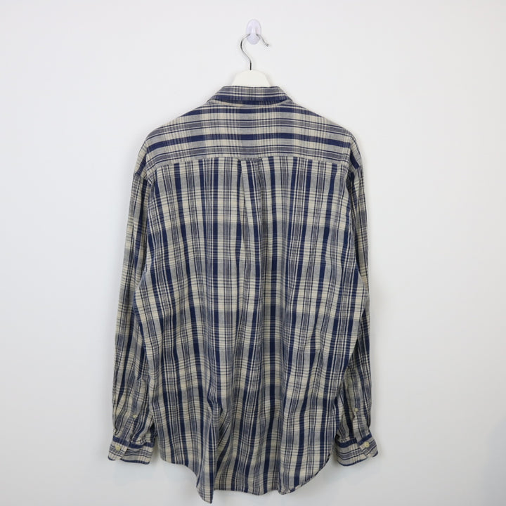 Vintage 90's Nautica Plaid Button Up - L-NEWLIFE Clothing