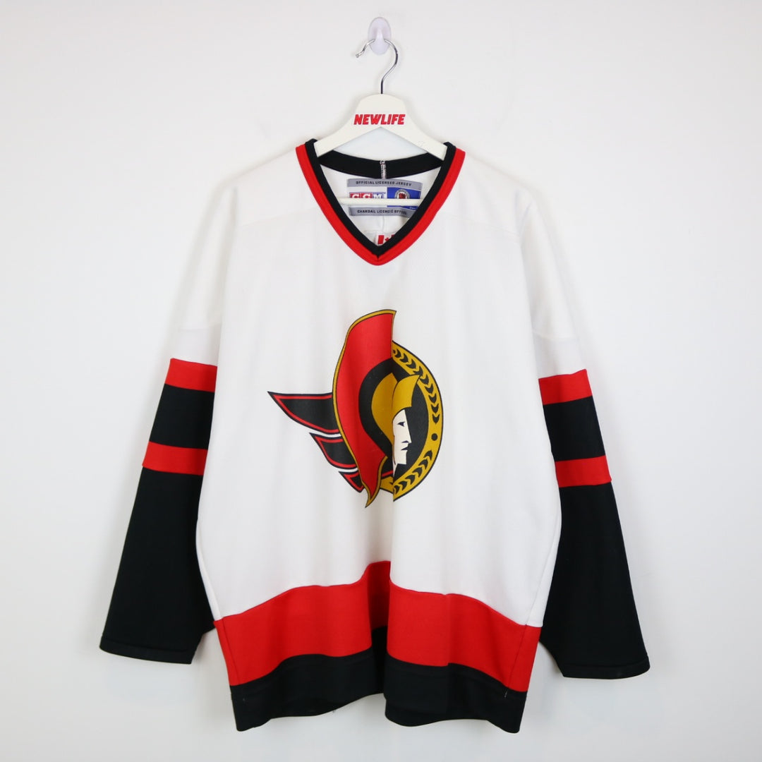 Vintage 90's Ottawa Senators CCM NHL Jersey - XL-NEWLIFE Clothing