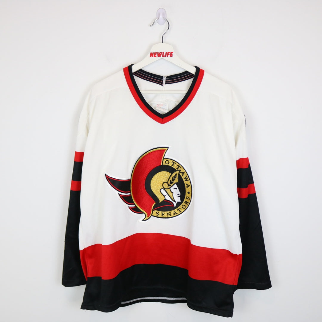 Vintage 90's Ottawa Senators CCM NHL Jersey - L-NEWLIFE Clothing